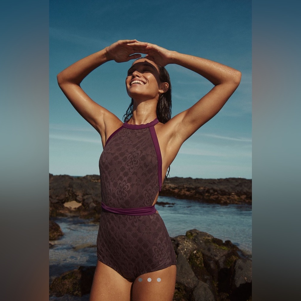 Free People Movement Free-Est Heidi surf one piece in plum
